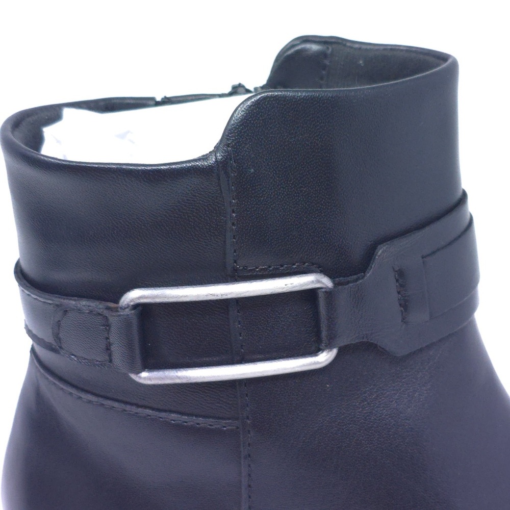 Clarks Collection Maye Bella Ankle Boot, Black Leather, 7.5 Medium US - Picture 10 of 13